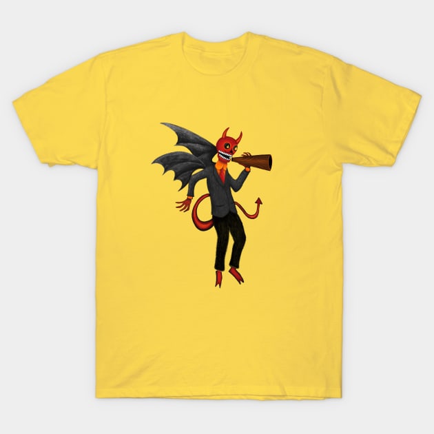 The Devil on Your Shoulder T-Shirt by LittleBunnySunshine